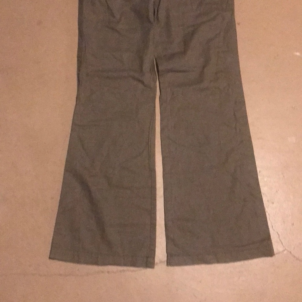 2 for $15/ H&M Brown linen wide leg pants - Picture 5 of 13